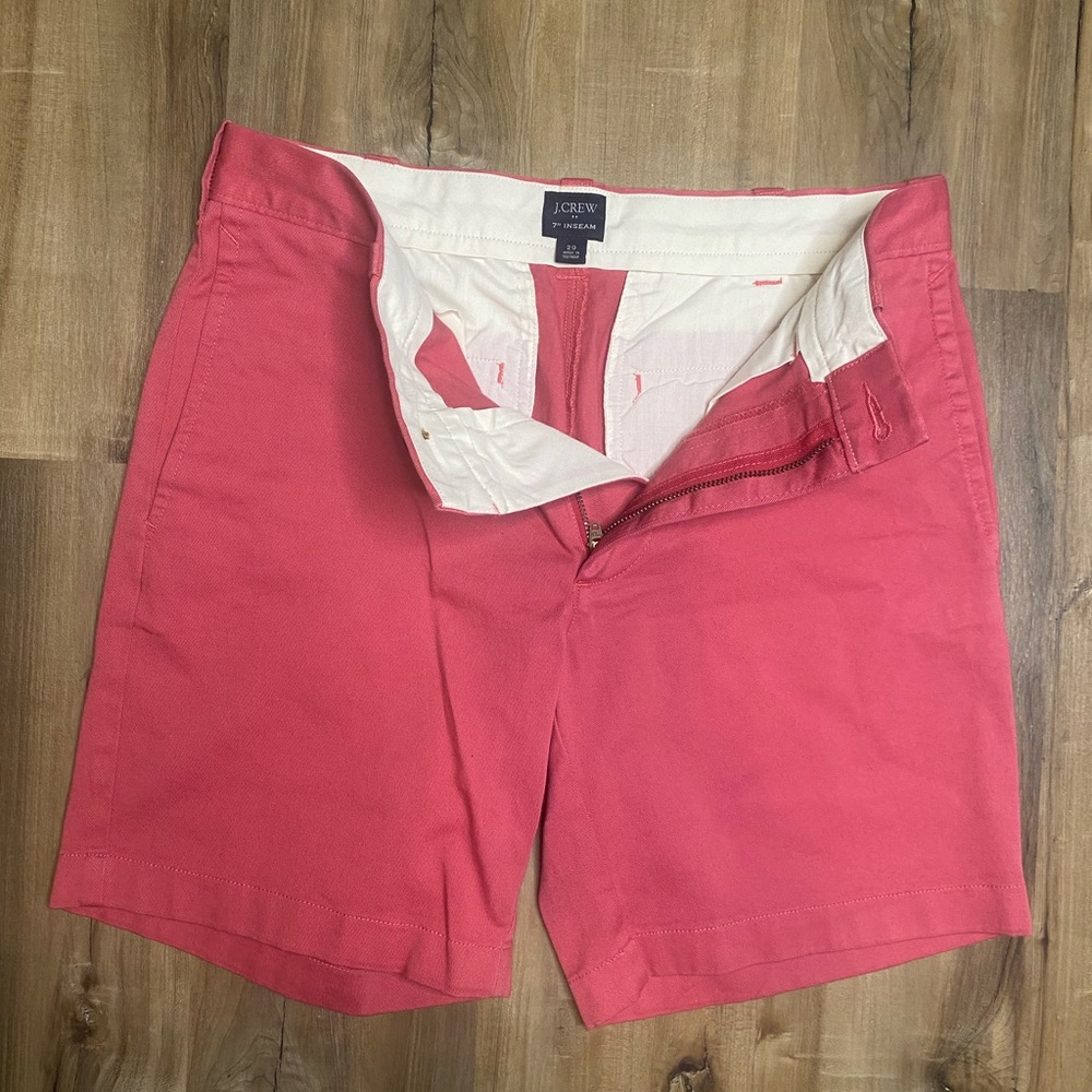J. Crew Men's Pink Shorts Size 29